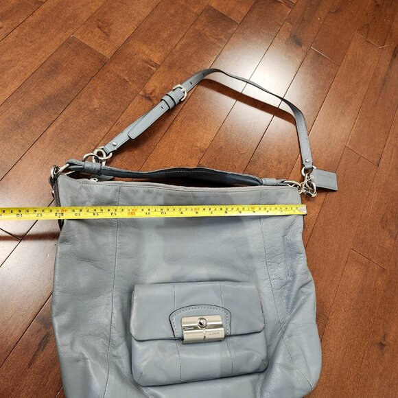 Coach Kristin gray leather hobo bag - Picture 3 of 15